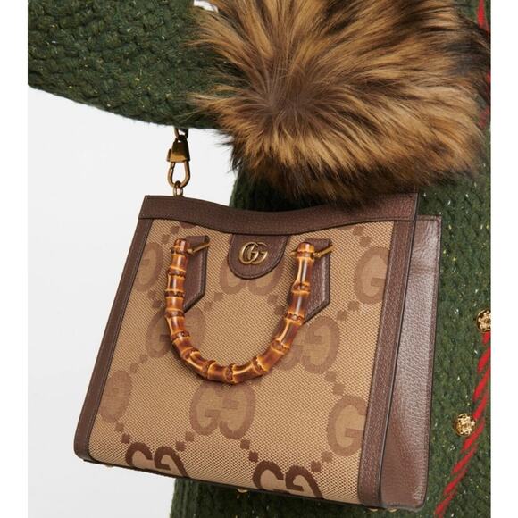 Gucci - Diana Small Jumbo GG canvas tote bag NWT - Picture 2 of 7